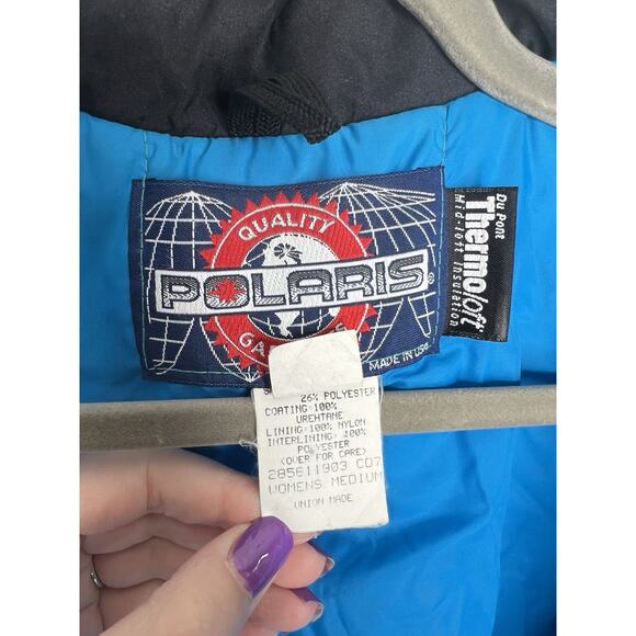 Vintage Polaris Indy Thermoloft Snowmobile Jacket Women’s Size Medium - Picture 4 of 11